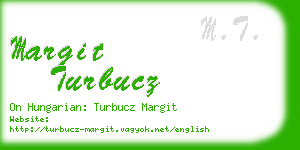 margit turbucz business card